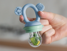 Cherub Baby Silicone Fresh Food Feeder - Cerulean/Sage