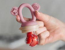 Cherub Baby Silicone Fresh Food Feeder - Dusty rose/Sand