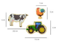 Koala Dream - 35 Pcs Wooden Magnetic Aussie Farm