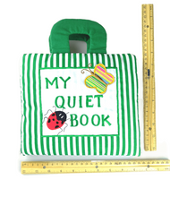 My Quiet Activity Cloth Book - Stripe Green (V1)