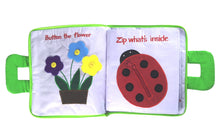 My Quiet Activity Cloth Book - Stripe Red (V1)