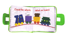 My Quiet Activity Cloth Book - Stripe Red (V1)