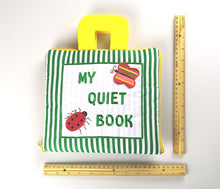 My Quiet Activity Cloth Book - Stripe Green (V2)