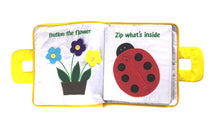 My Quiet Activity Cloth Book - Stripe Green (V2)