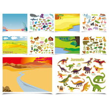 Jar Melo Reusable Sticker Pad Set - Animal World