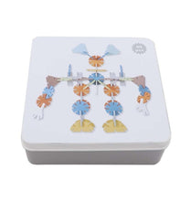 Kaper Kidz -60 pcs Wooden Geometry Connecting Shapes Builing Blocks