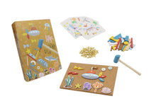 Kaper Kidz - Wooden Tap a Shape Set in Bookcase -UNDERWATER WORLD