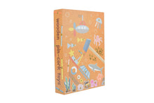 Kaper Kidz - Wooden Tap a Shape Set in Bookcase -UNDERWATER WORLD