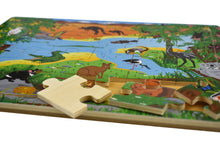 Koala Dream - 24 Pcs Wooden AUSTRALIA ANIMALS and NAME Jigsaw Puzzle