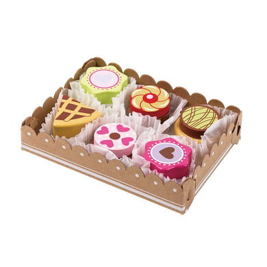 Wooden Cakes Set - 6 pcs (SAWT239-6)