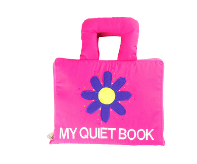 My Quiet  Activity Cloth Book - Pink