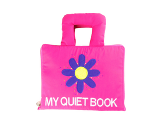 My Quiet  Activity Cloth Book - Pink