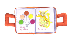 My Quiet Time Activity Cloth Book - Orange