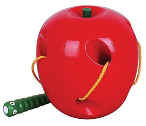 Viga -  Wooden Threading Apple and Caterpillar