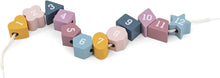 PolarB - Wooden Shape Sorting Clock and lacing