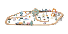 PolarB by Viga - 92 pcs Wooden TRAIN Set