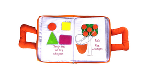 My Quiet Time Activity Cloth Book - Orange