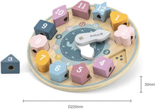 PolarB - Wooden Shape Sorting Clock and lacing