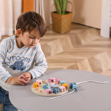 PolarB - Wooden Shape Sorting Clock and lacing
