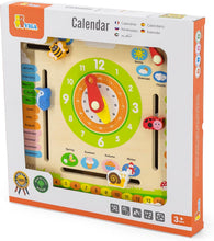 Viga - Wooden Calendar and Clock