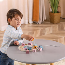 PolarB - Wooden Shape Sorting Clock and lacing