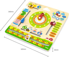 Viga - Wooden Calendar and Clock