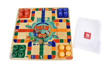 2 In 1 Wooden Animal Ludo Game