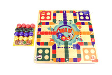 2 In 1 Wooden Animal Ludo Game