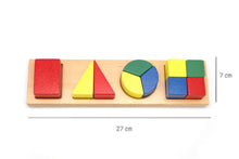 Kaper Kidz - Wooden Shape & Fraction Puzzle