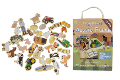 Koala Dream - 35 Pcs Wooden Magnetic Aussie Farm