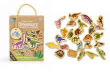 Koala Dream - 25 Pcs Wooden Magnetic Dinosaurs & Prehistoric Animals(ET227)