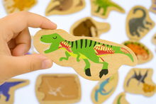 Koala Dream - 25 Pcs Wooden Magnetic Dinosaurs & Prehistoric Animals(ET227)