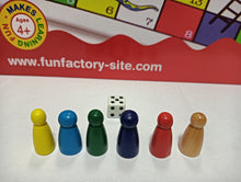 Wooden Snakes and Ladder Board Game FF