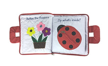 My Quiet Activity Cloth Book - Stripe Red (V2)
