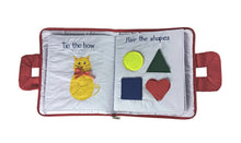 My Quiet Activity Cloth Book - Stripe Red (V2)