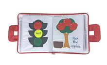 My Quiet Activity Cloth Book - Stripe Red (V2)