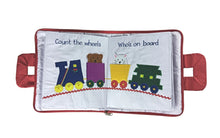 My Quiet Activity Cloth Book - Stripe Red (V2)