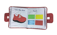 My Quiet Activity Cloth Book - Stripe Red (V2)