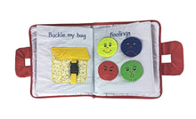 My Quiet Activity Cloth Book - Stripe Red (V2)