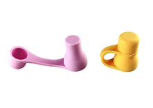 Cherub Baby - Silicone Food Pouch Soft Spouts 2PK (Pink & Orange)
