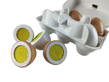 Viga - 12 Pcs (6 eggs) Wooden Cutting Eggs