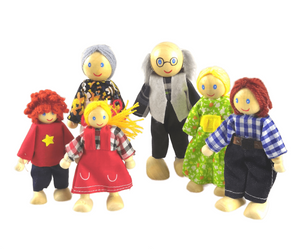 Fun Factory Wooden Doll - Family 6pc box set