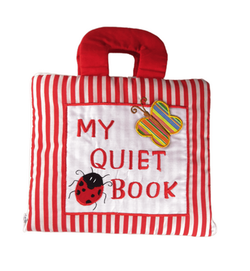 My Quiet Activity Cloth Book - Stripe RED