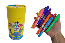 Tookyland Silky Washable  Crayons - 12 Colours