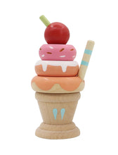 Kaper Kidz - Wooden Stacking Ice Cream Strawberry