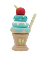 Kaper Kidz - Wooden Stacking Ice Cream Mint