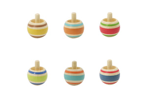 Kaper Kidz - Flip Over Wooden Spinning top (NG23801-1)