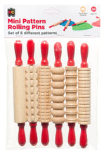 EC - Mini Pattern Rolling Pins (Set of 6)