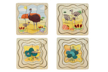 Koala Dream - Wooden Emu 4 layers Life Cycle puzzle