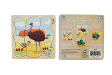 Koala Dream - Wooden Emu 4 layers Life Cycle puzzle